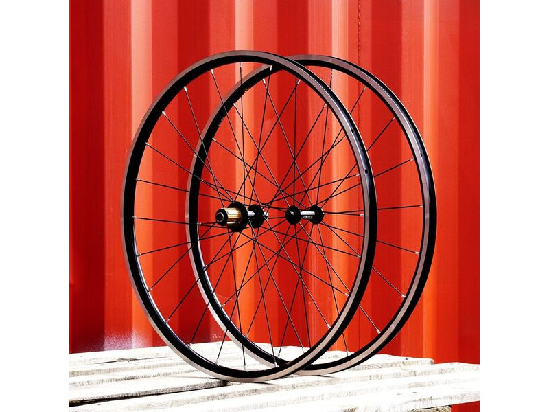 SPA CYCLES Handbuilt Wheelset - Bitex RAF10 (20h)/RAR9 (24h) 130mm OLN/Choice of Kinlin Rims with Sapim CX-Ray Spokes click to zoom image