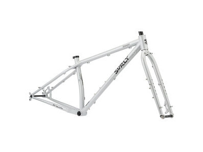 SURLY Krampus Frame and Forks S Silver  click to zoom image