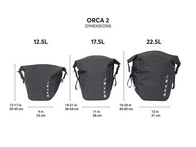 ARKEL Orca 2 Panniers 25L (Pair) click to zoom image