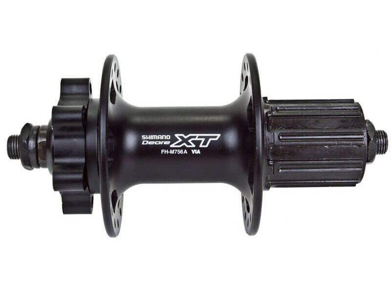 SHIMANO XT Rear Hub 6 bolt disc FH-M756A click to zoom image